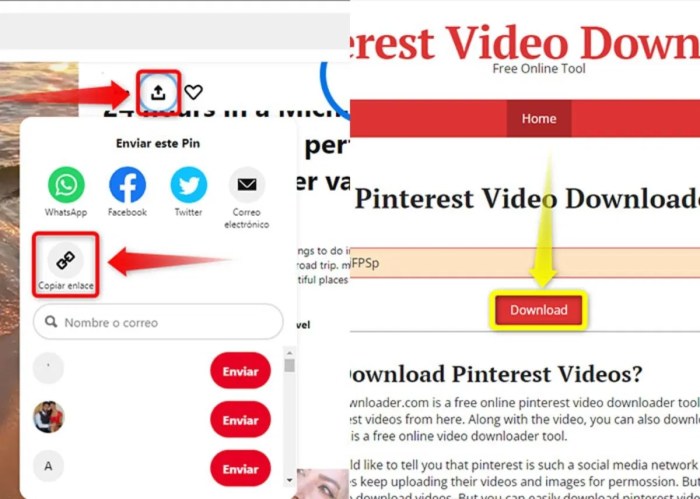 Cara Menyimpan Video Di Pinterest Ke Galeri