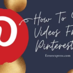 Cara Menyimpan Video Dari Pinterest