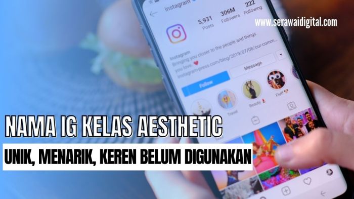 Nama Ig Kelas 8 Aesthetic