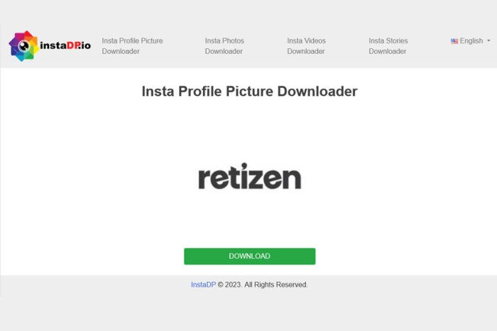 Aplikasi Download Foto Profil Instagram