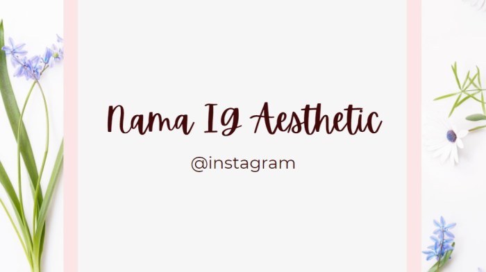 Nama Ig Kelas 8 Aesthetic