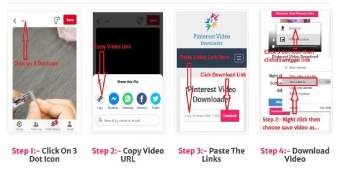 Cara Menyimpan Video Di Pinterest Ke Galeri